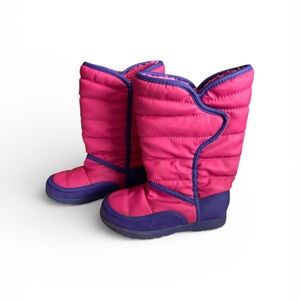 Vibrant Pink and Purple Kids Boots toddler size 10 girls
